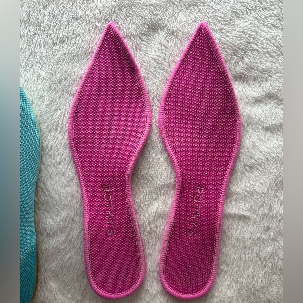 Rothy’s The Point Flats Island Blue Size 7 - Picture 3 of 4
